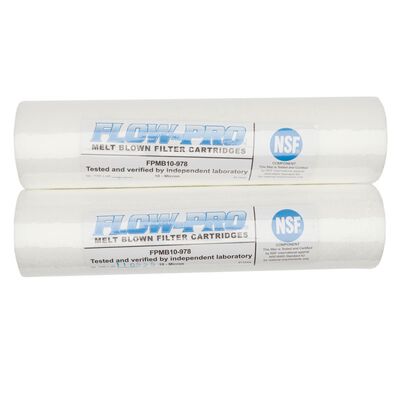 Flowmatic Flow-Pro 10" Sediment Filter, 2-Pack