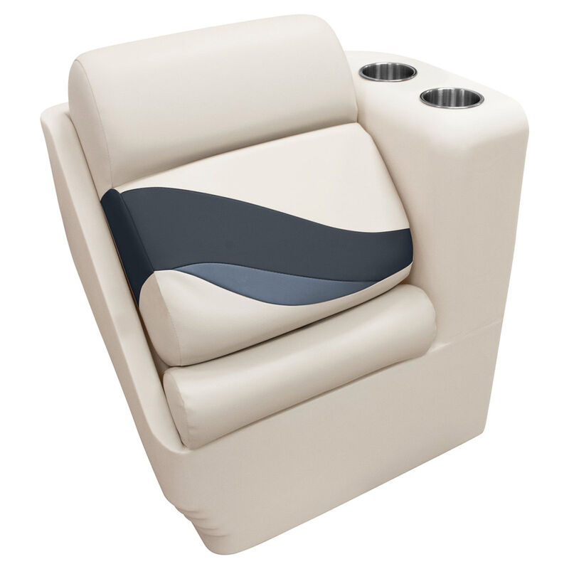 Wise Premier Pontoon Boat Seat Lean-Back Lounge, Right Side image number 1