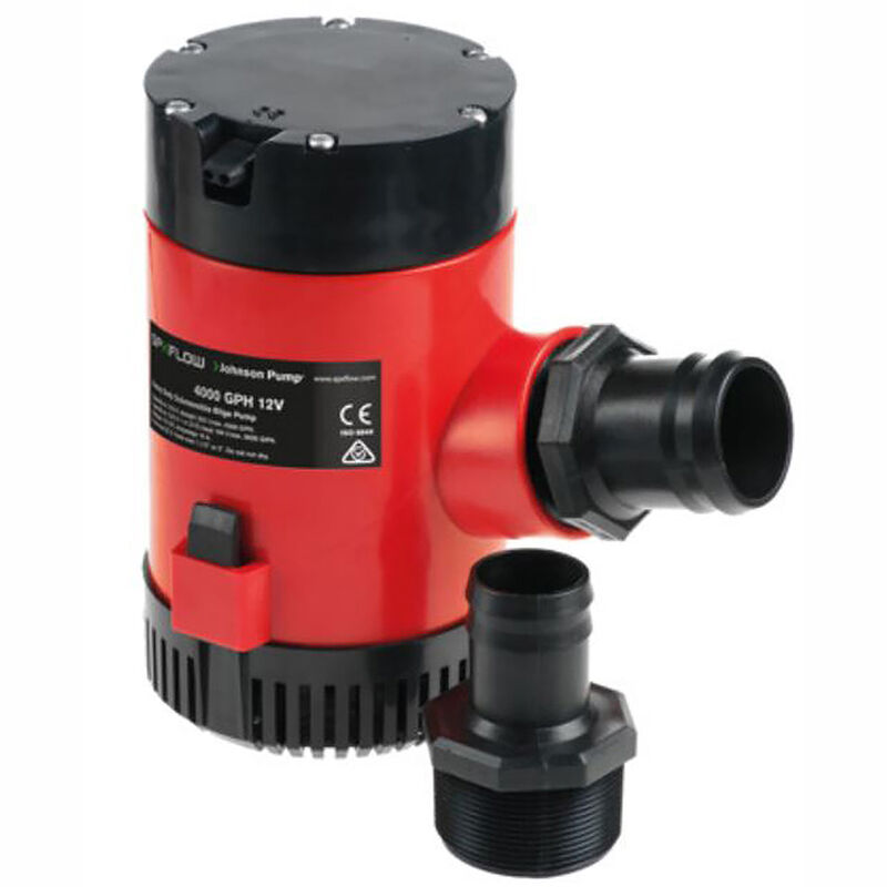 Johnson Pump Bilge Pump, Submersible; 4000 Gallon Per Hour image number 1