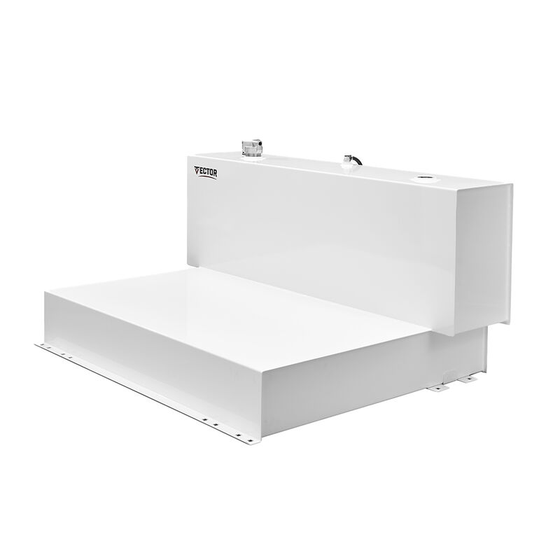 Vector 4523 Pro Series 102-Gallon LT-Shaped Diesel Transfer Tank, White image number 2