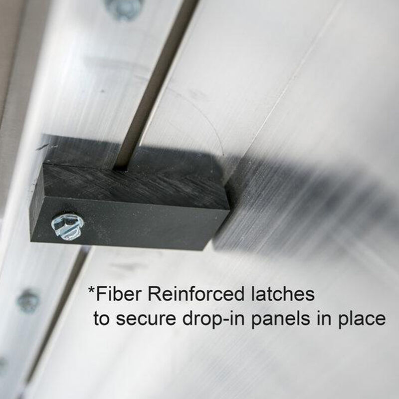 Tommy Docks 24' Straight Aluminum Frame With Cedar Decking Complete Dock Package image number 3