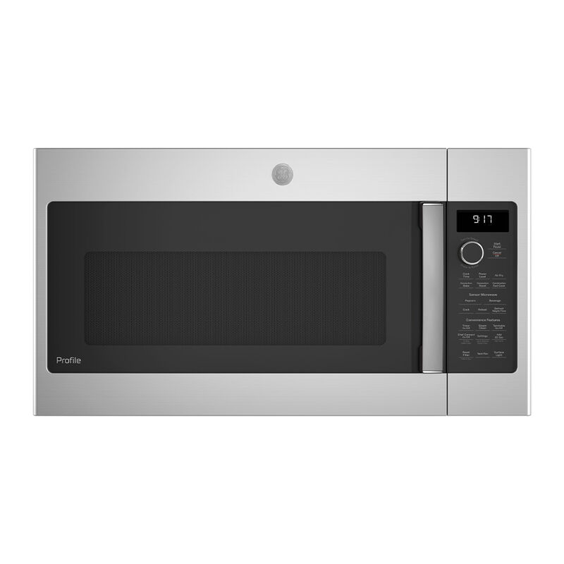 GE Profile 1.7 cu. ft. Convection Over-the-Range Microwave Oven with Air Fry, Stainless Steel image number 1