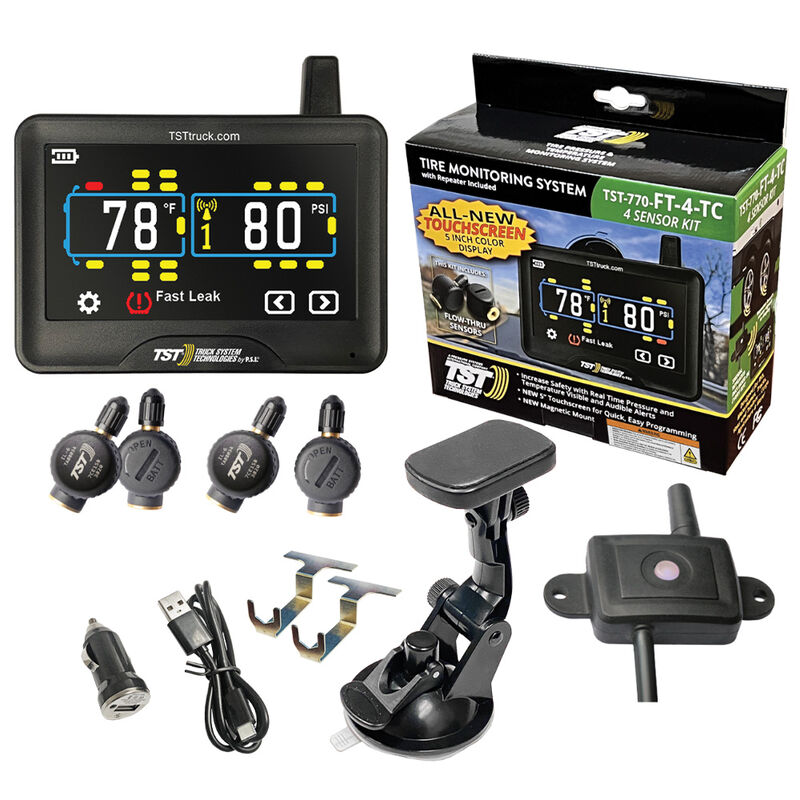 TST 770 Series 4 Flow-Thru TPMS System w/ Color Display & Repeater image number 1