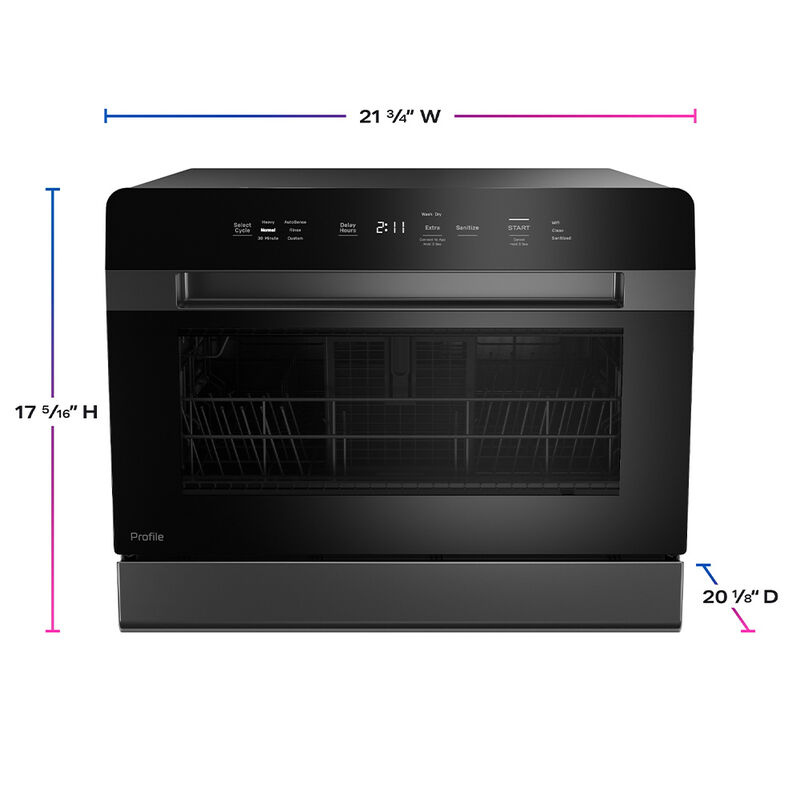 GE Profile Smart Compact Dishwasher ENERGY STAR Countertop or Built-In image number 5