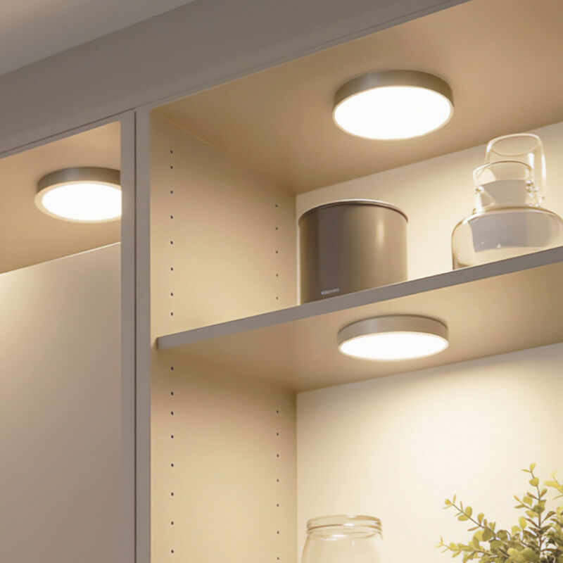 CIAO Tech Rechargeable Motion Sensor LED Puck Lights, 2-Pack image number 2