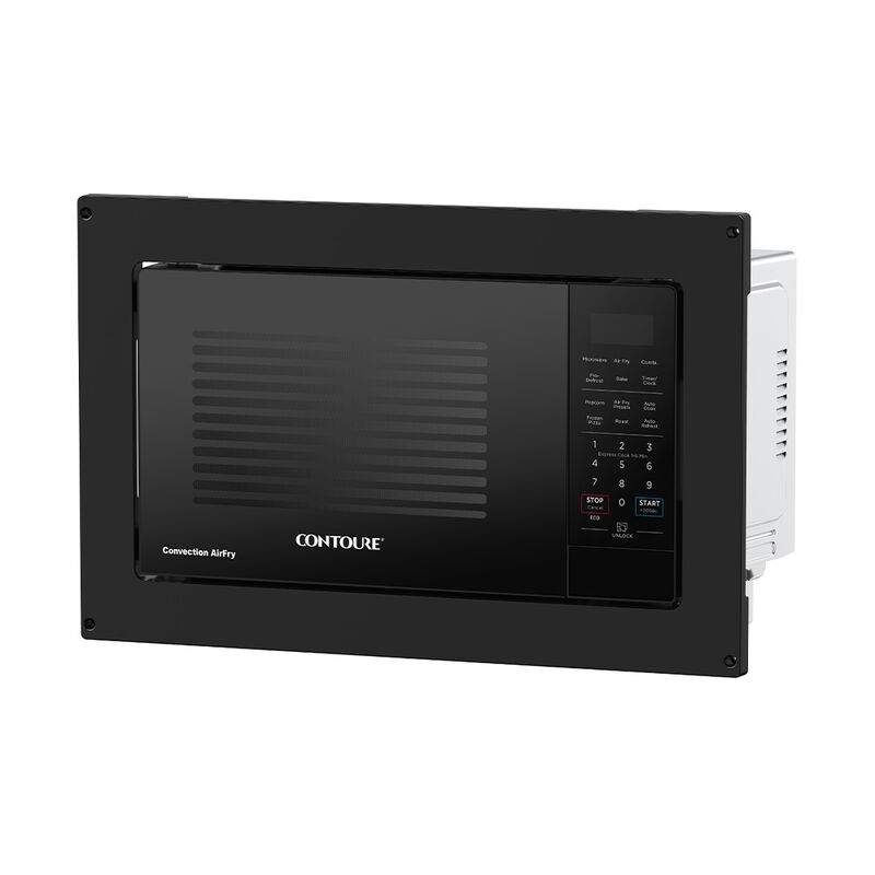 Contoure 0.9 Cu.Ft. Compact Smart Air-Fry & Power Convection Microwave - Black image number 6