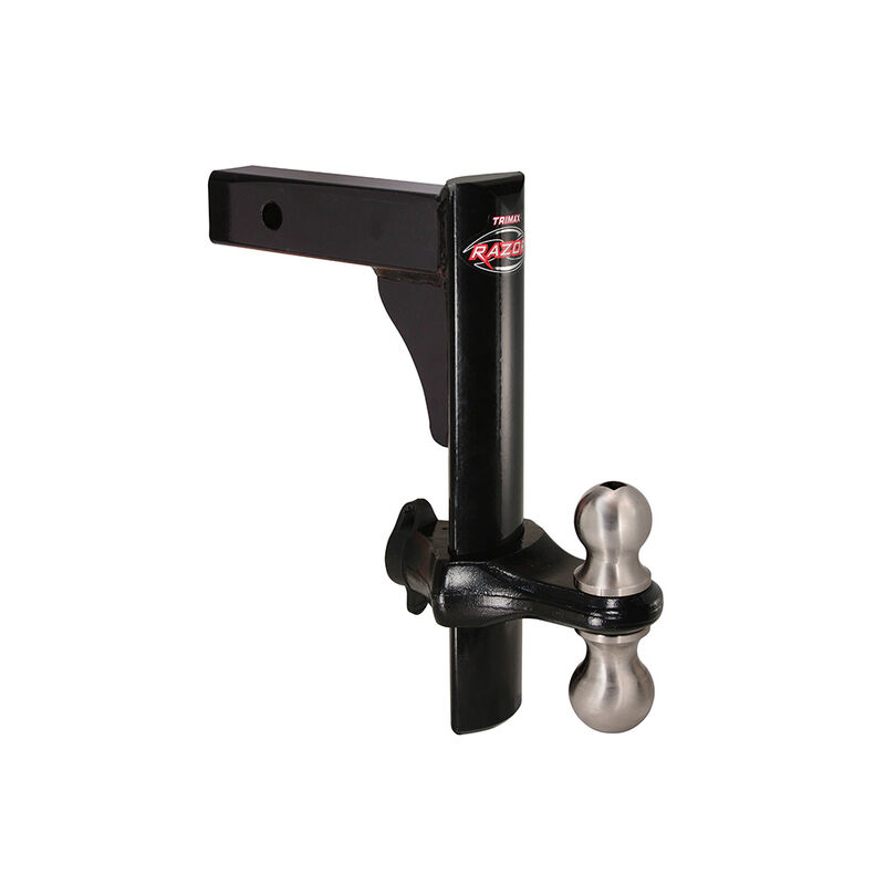 Trimax Razor 12&rdquo; Powder Coated Black Forged Steel Adjustable Hitch image number 1