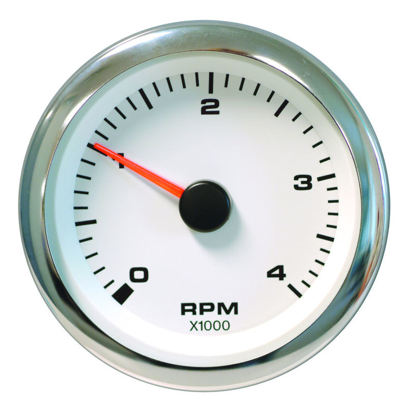Sierra White Premier 3" Tachometer, Diesel Alternator image number 1