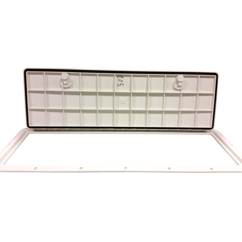 DPI Marine DPF White Flush Series Hatch Door, 13" x 36" O.D. frame image number 2
