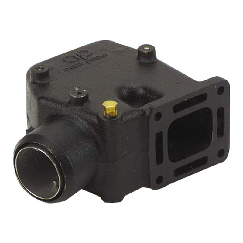 Riser Elbow 15&deg;, 3" hose; Mercruiser V6 & V8 Manifolds With Center Risers image number 1