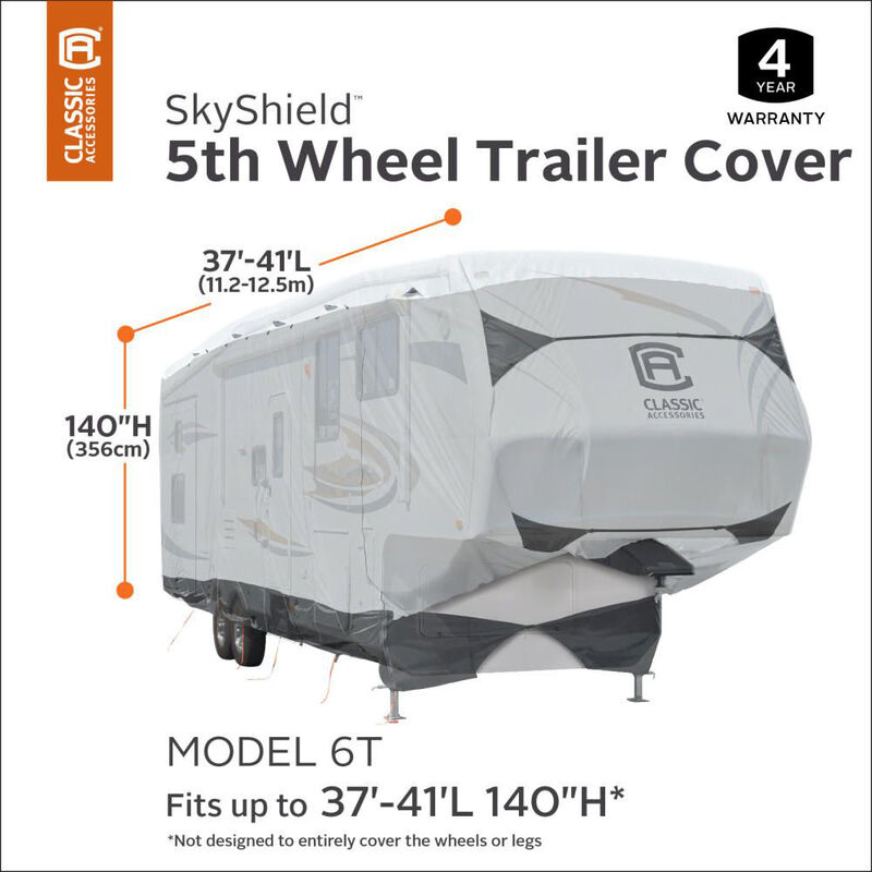 Classic Accessories Over Drive SkyShield Deluxe Tyvek 5th Wheel Trailer Cover image number 2