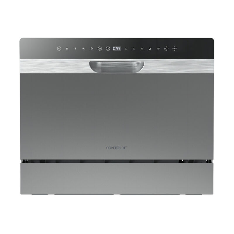 CONTOURE Compact Countertop or Built-In Dishwasher, Titanium image number 2