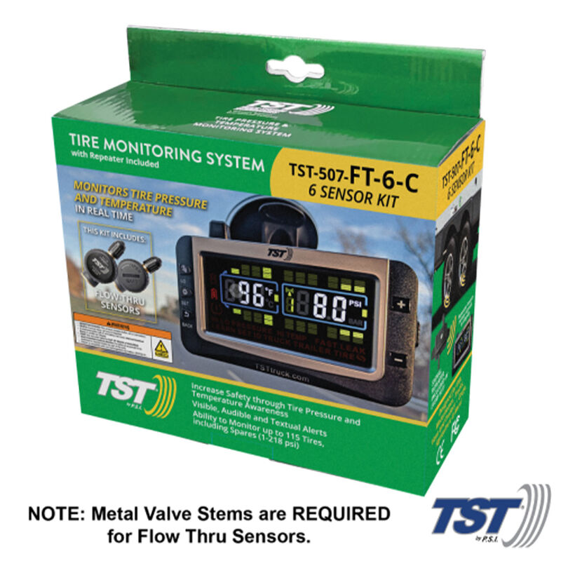 TST 507 Series 6 Flow Thru Sensor TPMS System with Color Display image number 2