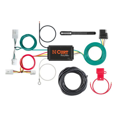 CURT 56033 Custom Wiring Harness, 4-Way Flat, Select Infiniti G25, G35, G37, Q60, Nissan Rogue