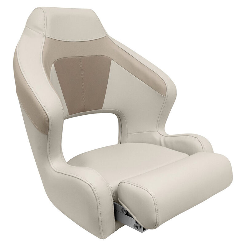 Wise Premier Pontoon XL Bucket Seat with Flip-Up Bolster image number 1