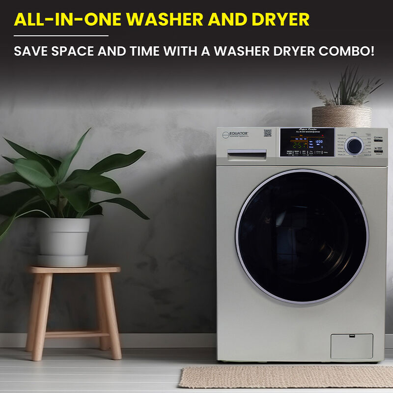 Equator Combo Washer Dryer, Vented-Dry, Silver image number 9