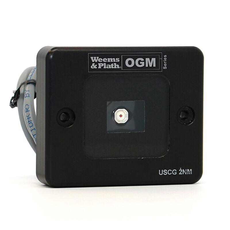 Weems & Plath LX Port Red Running LED Nav Light with Bracket image number 1