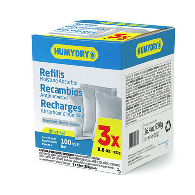 HUMYDRY Moisture Absorber Refills, 3 - 8.8-oz. packs