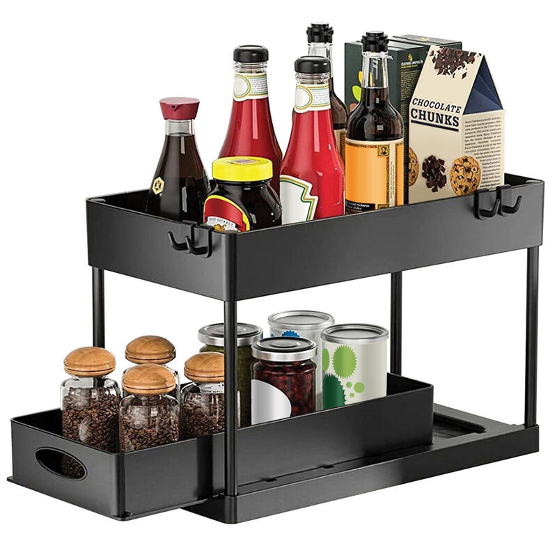 Space and Home Store-and-Slide All-Purpose Shelf Organizer image number 2