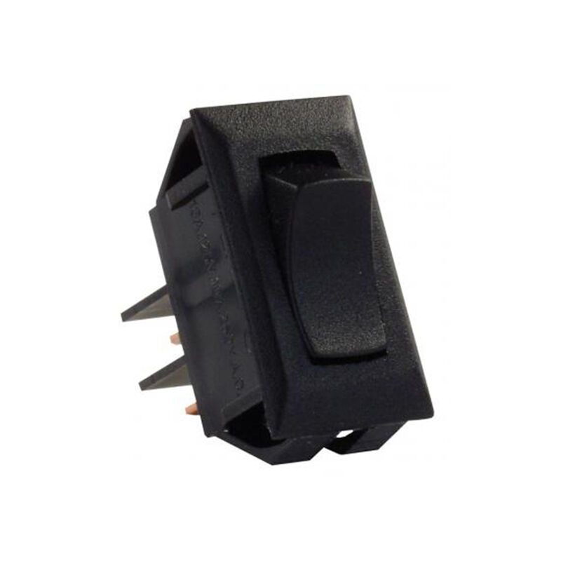 JR Products 12705 Black SPST Momentary-On/Off Switch image number 1