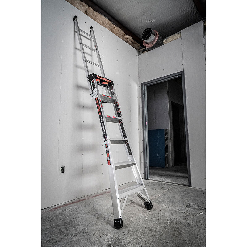 Little Giant Ladders King Kombo Pro Aluminum 6' Ladder image number 5