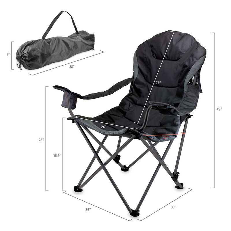 Oniva Reclining Camp Chair with Carry Bag image number 6