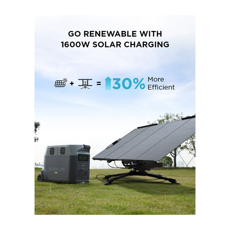 EcoFlow DELTA Pro Portable Power Station with 400W Solar Panel image number 3
