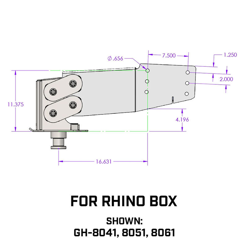 Gen-Y Hitch Executive 5th Wheel King Pin Box, 1.5K-3.5K Pin Weight, 21K Towing image number 8