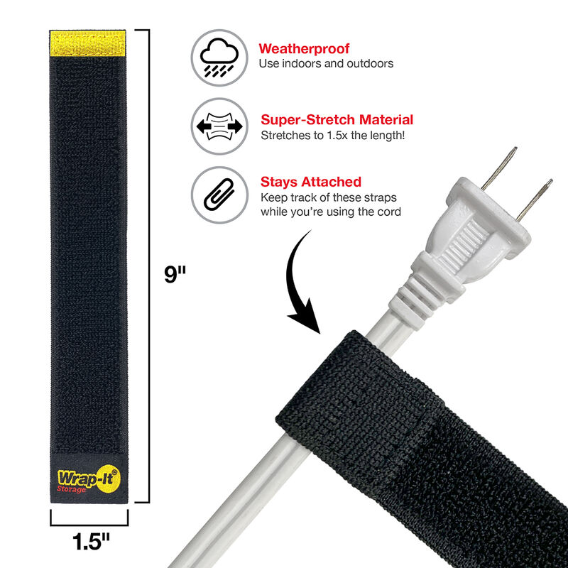 Wrap-It 9" Selfie Straps, 5-Pack image number 5