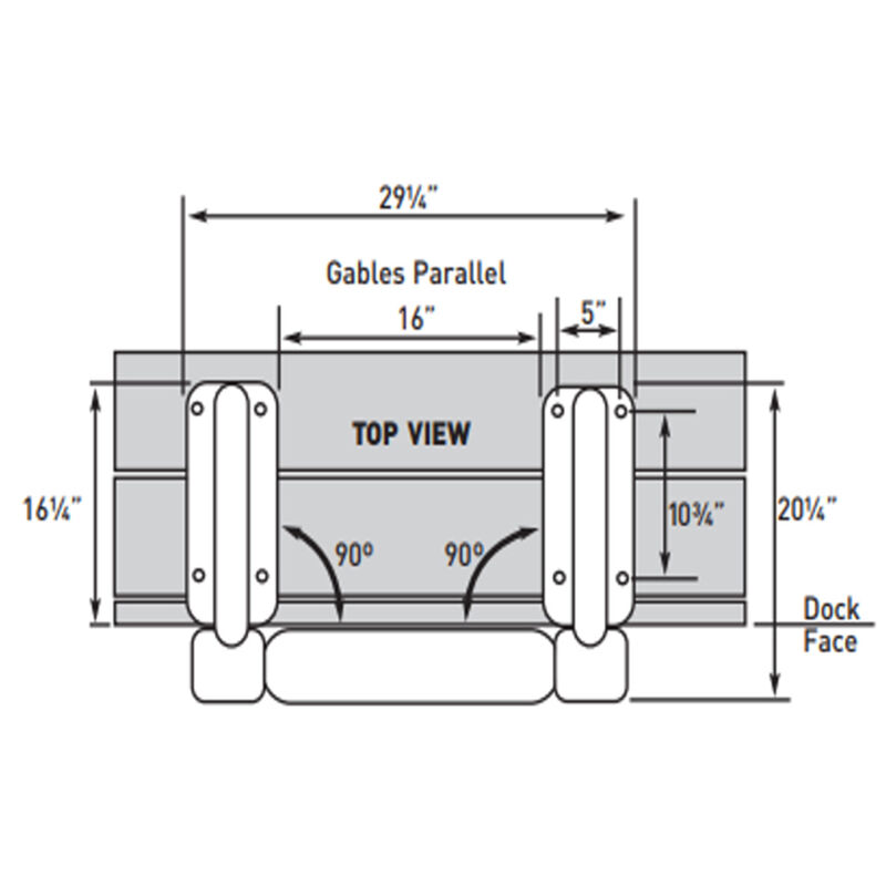 Dock Edge Roto-Molded 4-Step Ladder image number 6