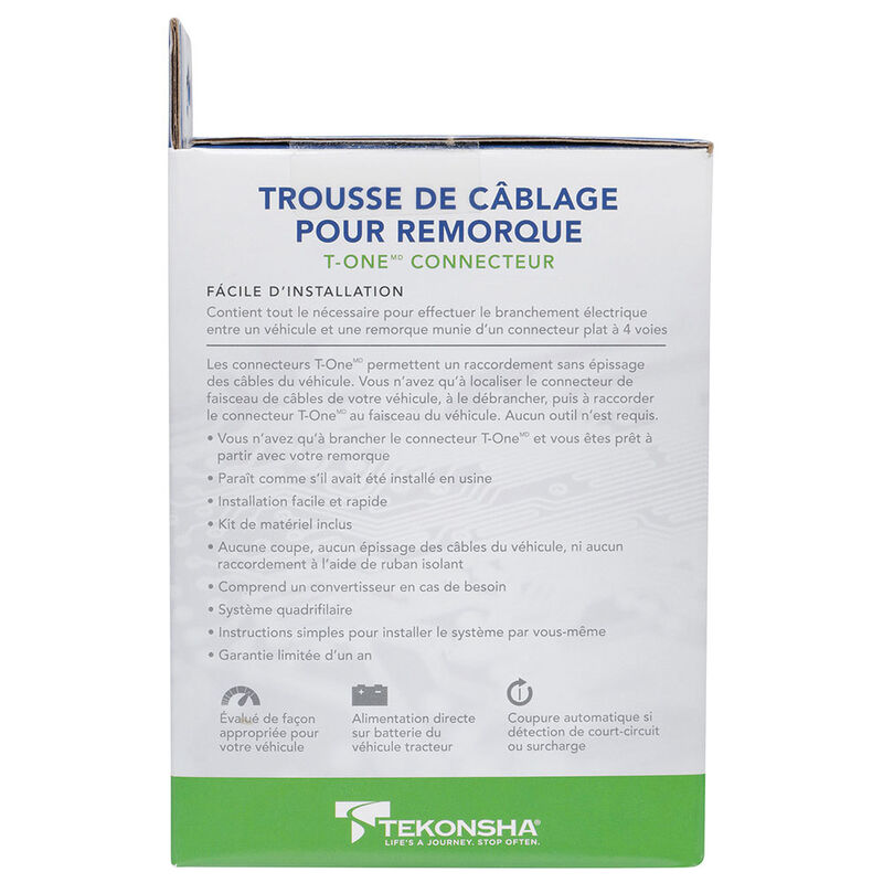 Tekonsha T-One T-Connector Custom Wiring Harness: Volvo XC70 image number 4
