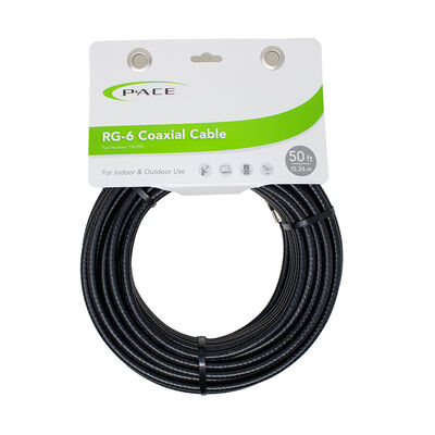 Pace International RG6 Coaxial Cable, 50'