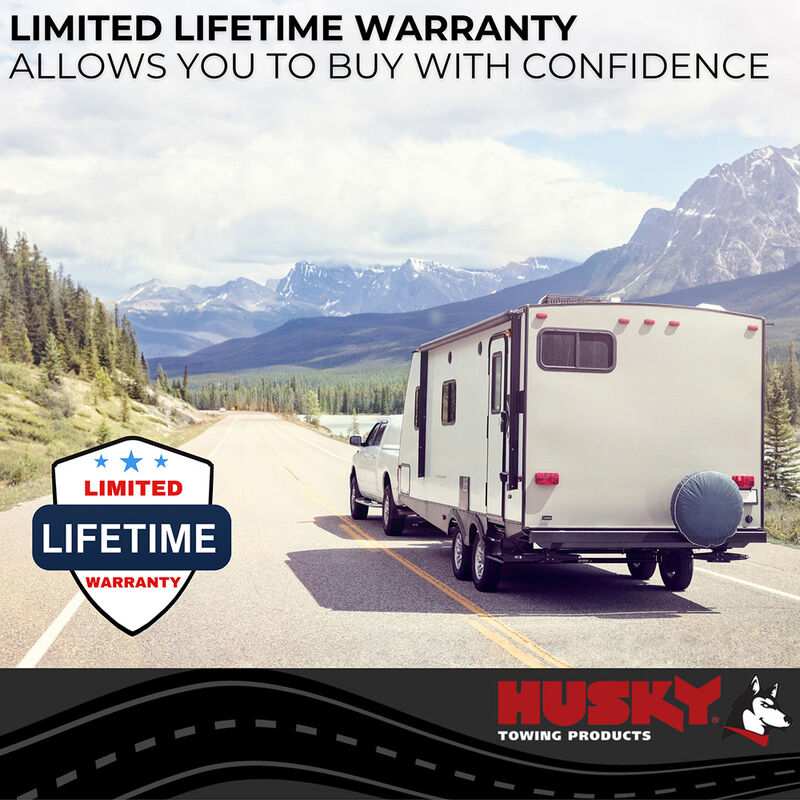 Husky Round Bar Weight Distribution Hitch With Sway Control, 12K, 2-5/16" Ball, No Shank image number 8