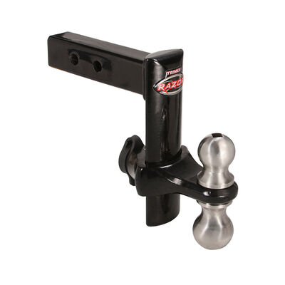 Trimax Razor 8&rdquo; Powder Coated Black Forged Steel Adjustable Hitch