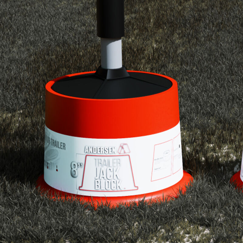 Andersen Hitches Trailer Jack Block - Single, 8 Inch image number 2