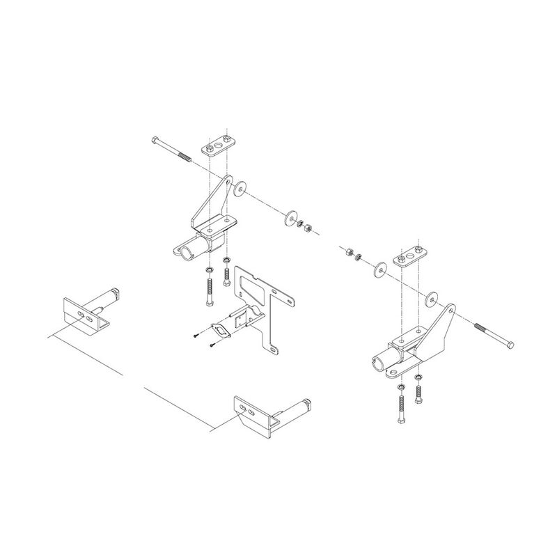 Roadmaster 524467-4 Crossbar-Style Baseplate Kit, 2021-2023 Ford F-150 image number 4