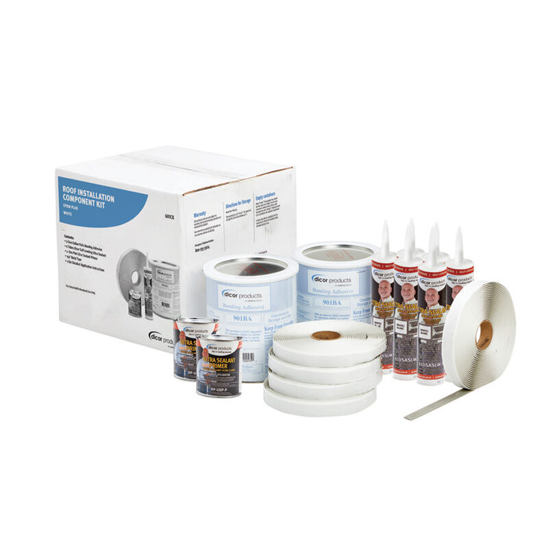 Dicor EPDM Plus Roofing Installation Kit, White image number 1