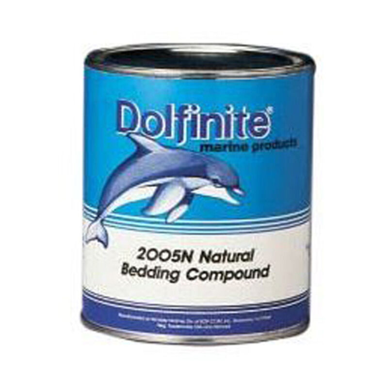 Pettit Dolfinite Natural Bedding Compound, Quart image number 1