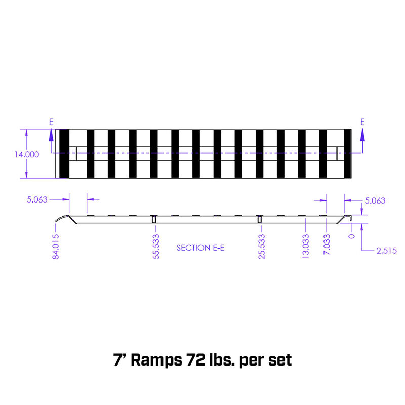 Gen-Y Hitch 6' Aluminum Loading Ramps, Pair image number 5