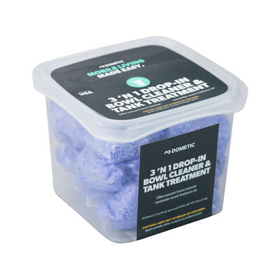 Dometic 3 'N 1 Bowl Cleaner and Tank Treatment, 24 Pack