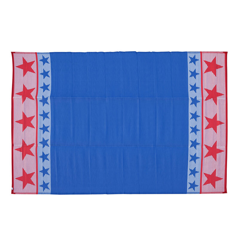 Venture Forward Reversible RV Patio Mat w/ Carry Bag, Patriotic image number 2
