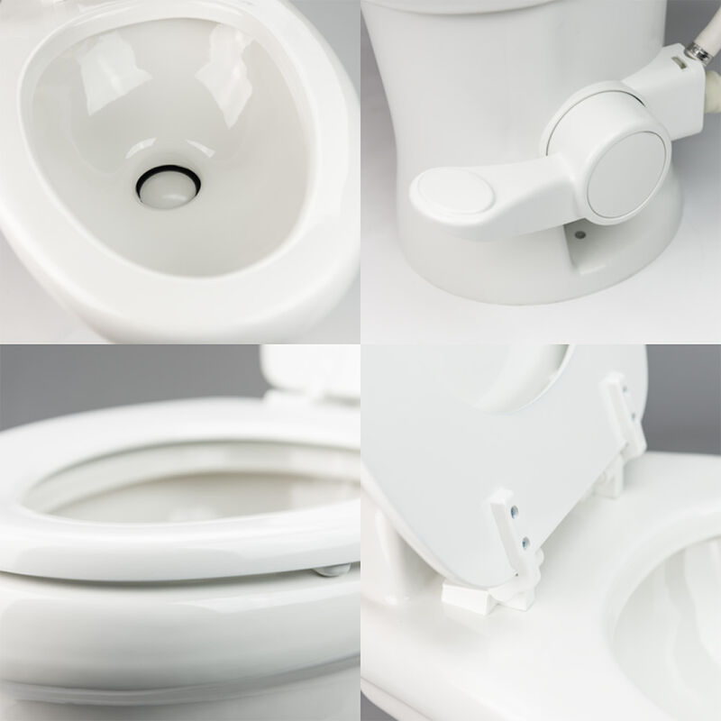 Dometic 320 Series Standard Height Gravity RV Toilet with Elongated Ceramic Bowl image number 6