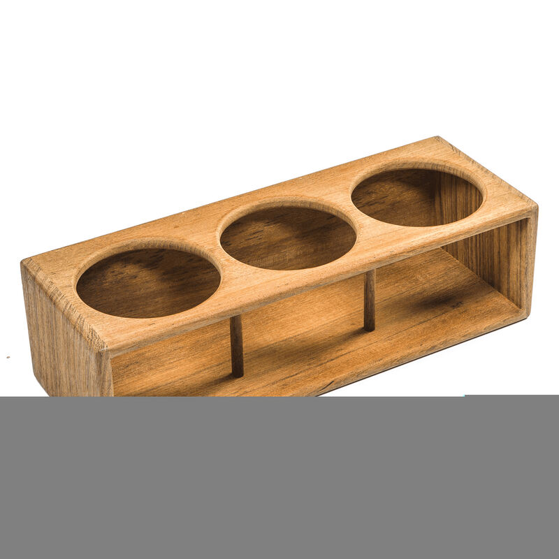 Whitecap Teak Three Insulated Drink/Bottle Rack image number 1