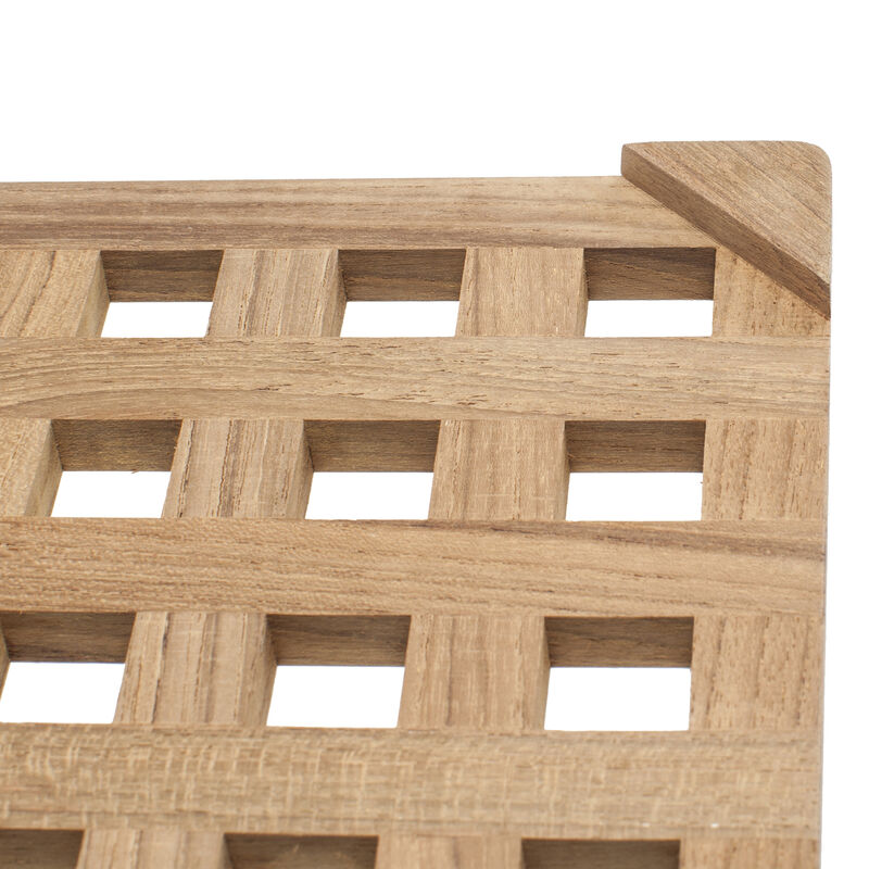 Whitecap Teak Large Trivet, 8" image number 3