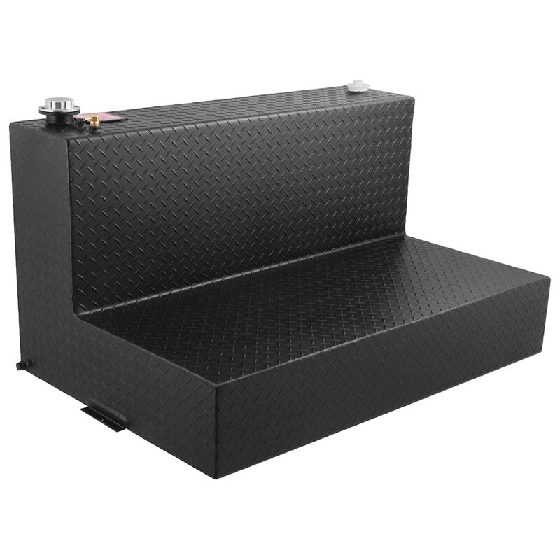 RDS 95-Gallon Black Powder Coat L-Shaped Fuel Transfer Tank image number 1
