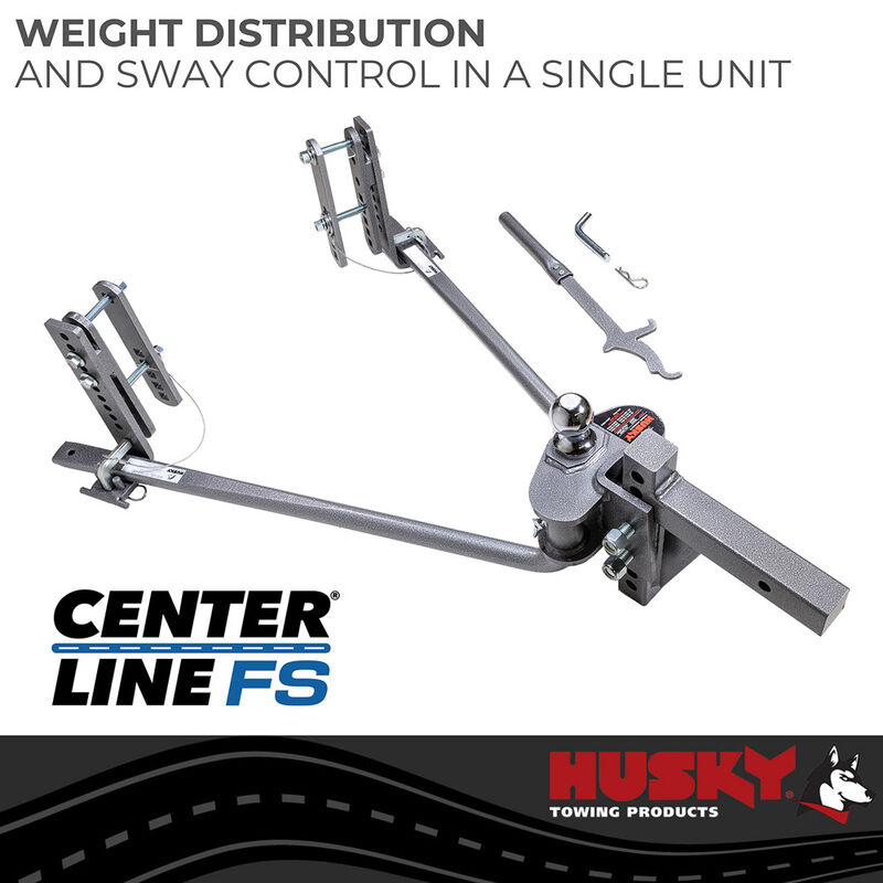 Husky Center Line FS Weight Distribution Hitch, 12K, 2-5/16" Ball image number 2