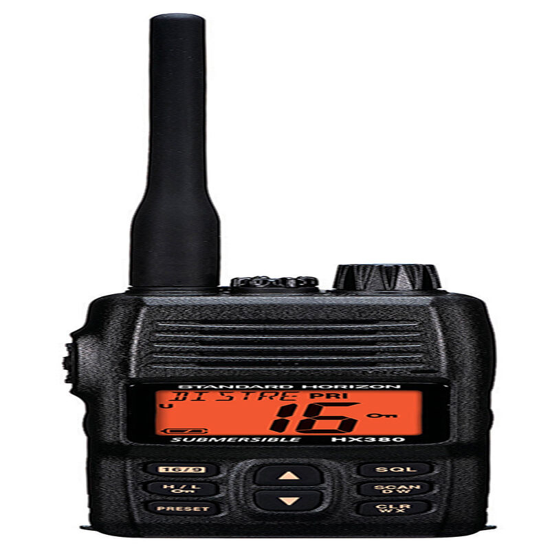 Standard Horizon Handheld Commercial VHF Radio with LMR Channels, 5 Watt image number 1