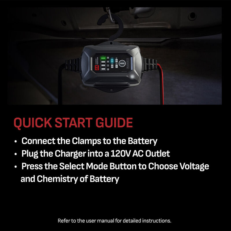 Schumacher SC1678 2A 12V Battery Charger and Maintainer image number 3