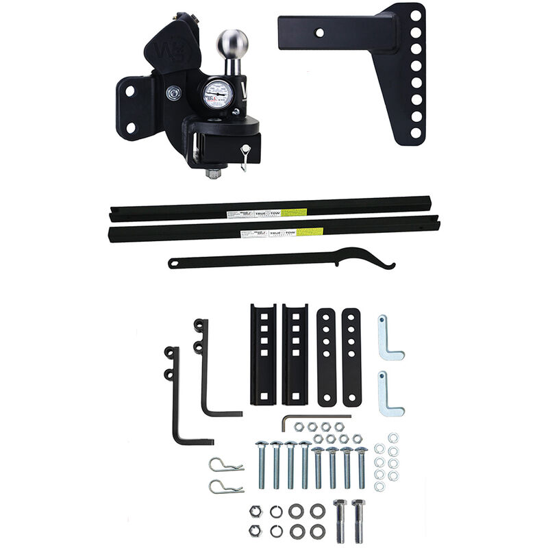 Weigh Safe True Tow Weight Distribution Hitch W/ Built-In Scale, 2" Shank, 4" Drop, 12.5K image number 2