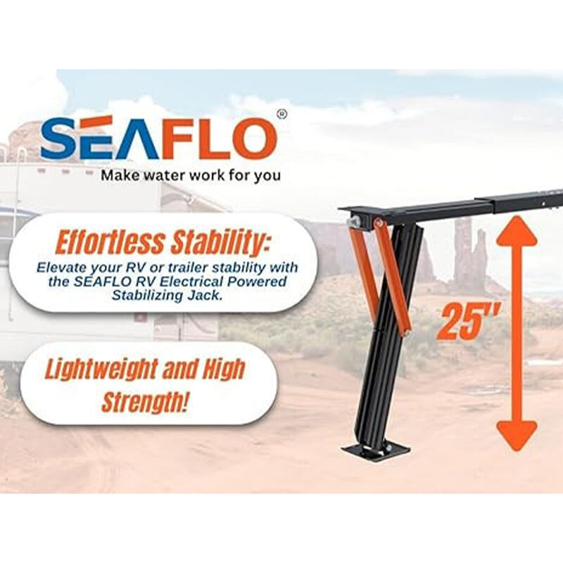SEAFLO 12V High-Speed Electrical Powered Stabilizing Jack image number 2